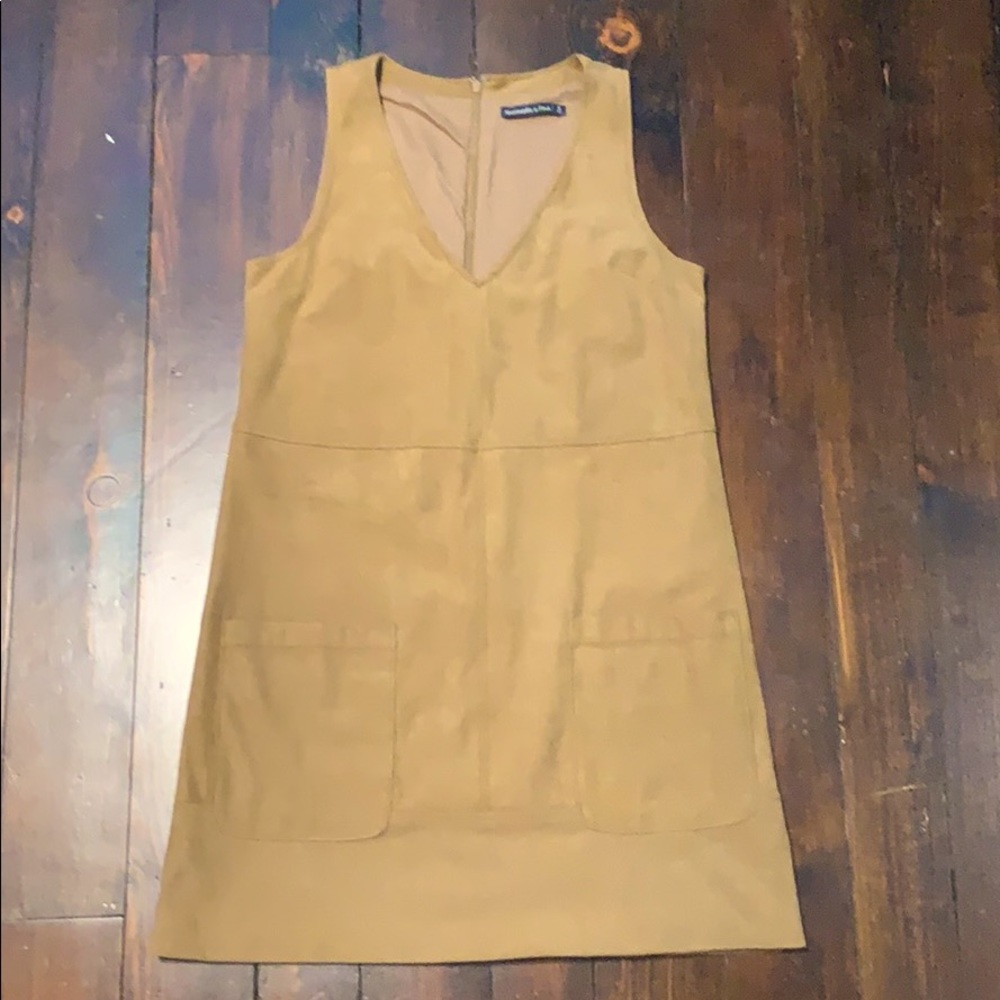 AF VeganSuede patch pocket dress